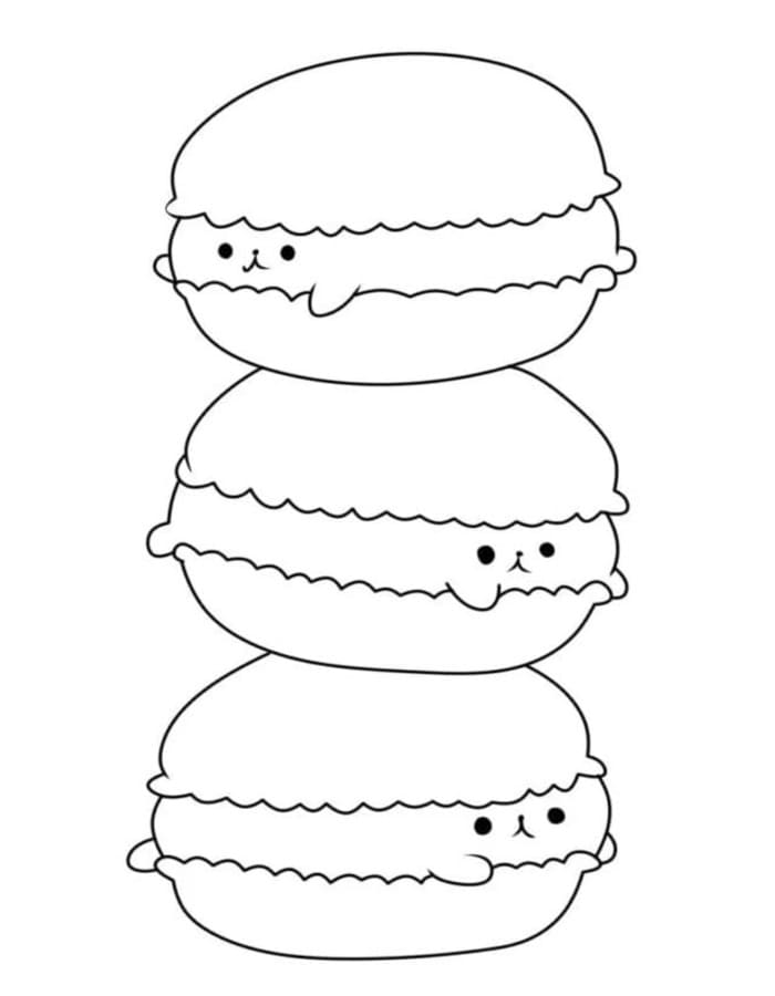 그림 마카롱 인쇄 가능
