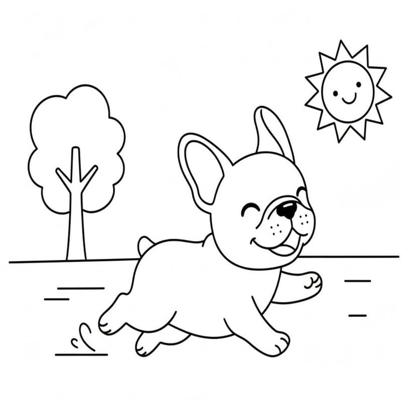 프렌치 불독 그림