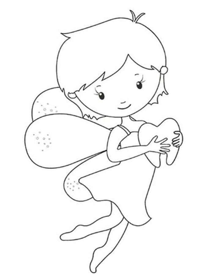 그림 이빨 요정 인쇄