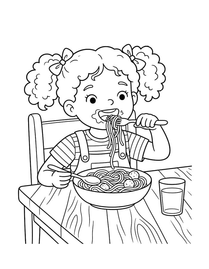 스파게티 이미지 단순한
