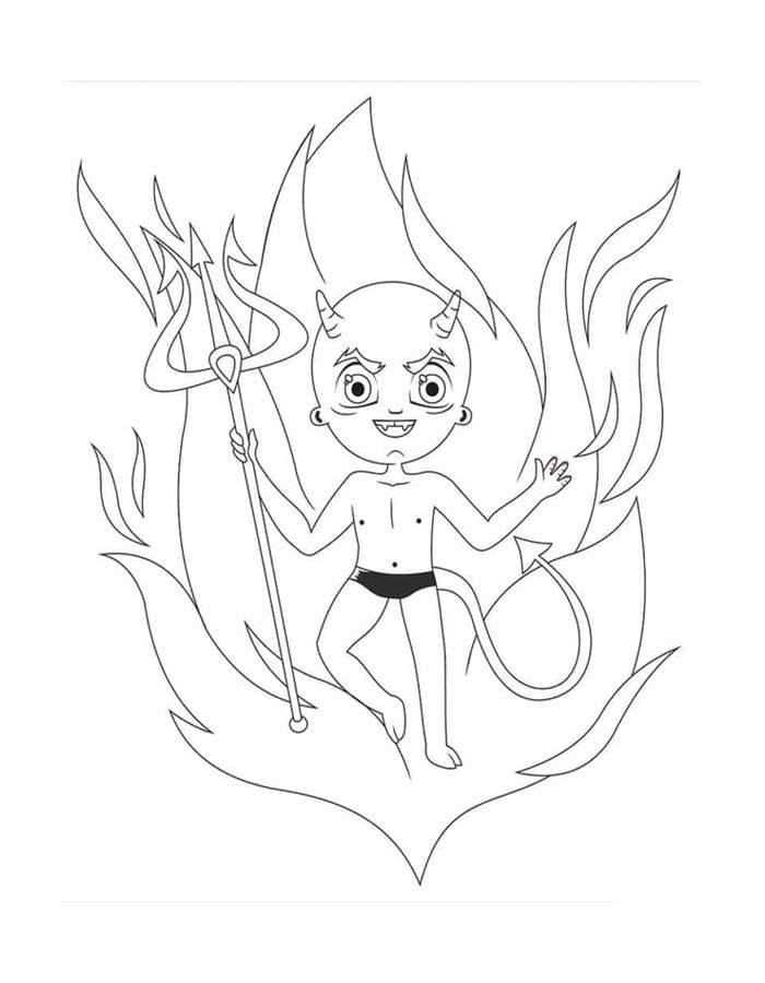 악마 이미지 인쇄