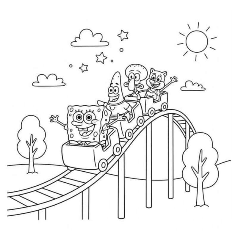 그림 롤러코스터 인쇄 가능